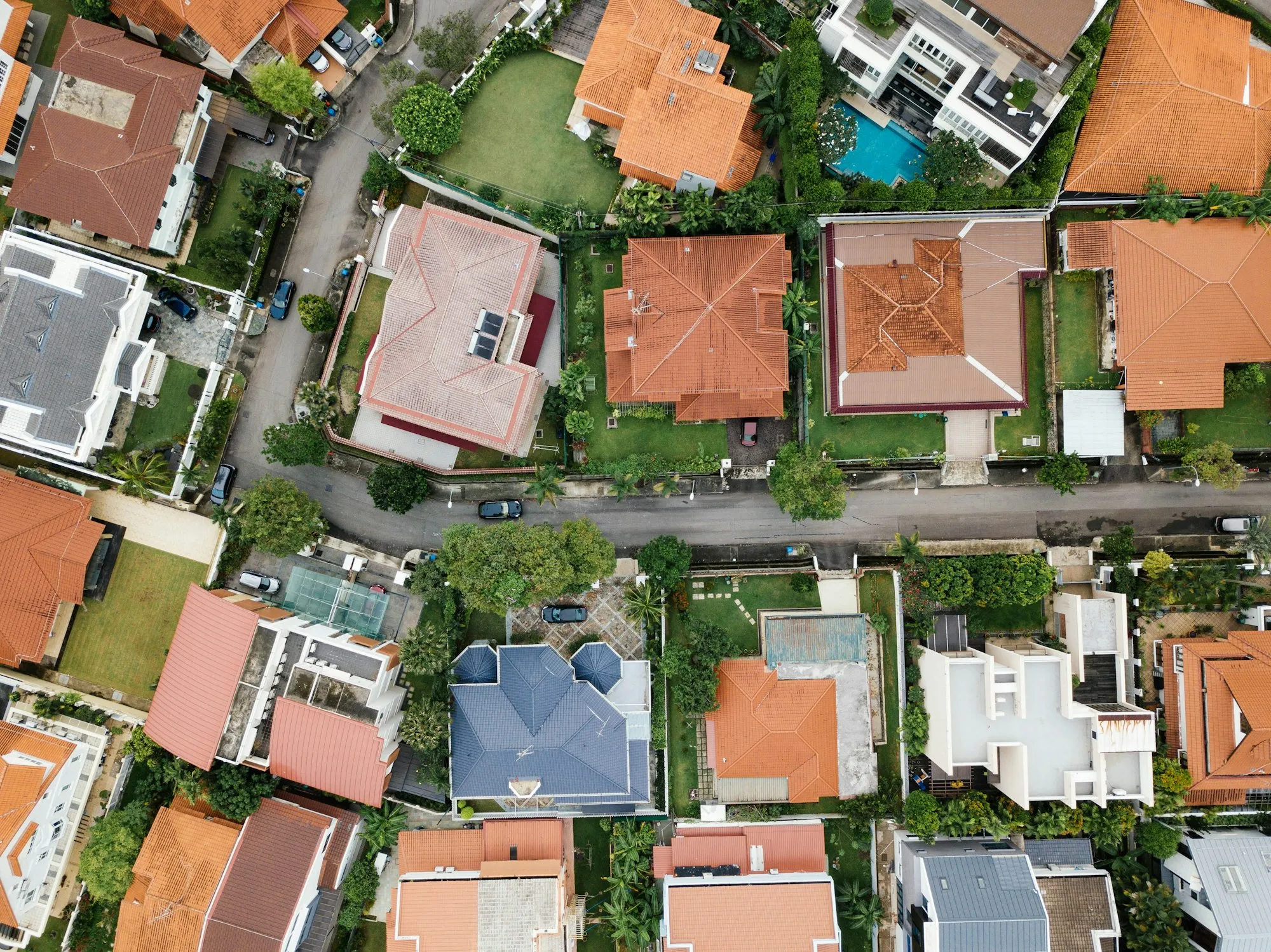 Aerial view of a city during daytime